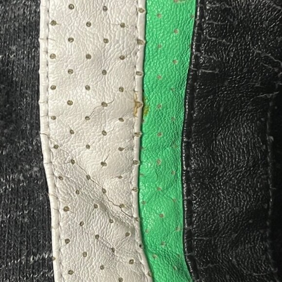 PINK Victoria's Secret Front Full-Zip Side Stripes Black/Gray Hoodie Medium - Picture 12 of 16